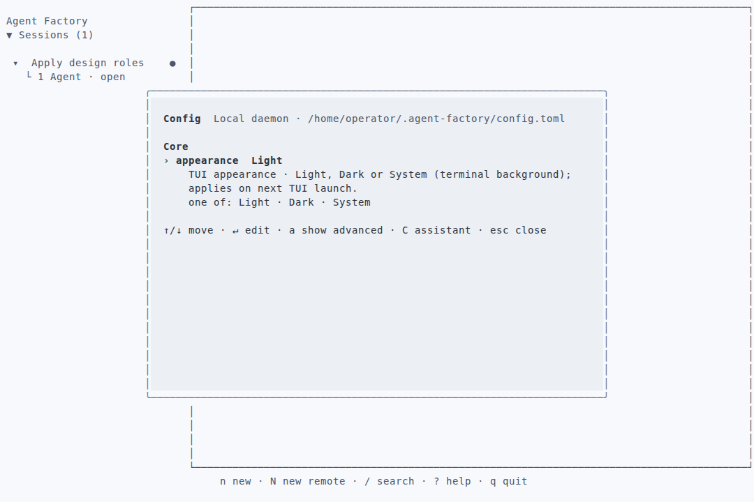 App-model driver · appearance · light