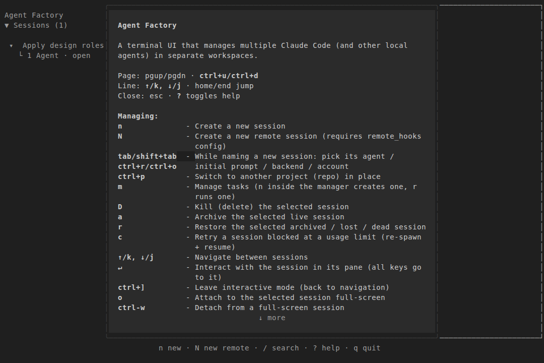 App-model driver · help · dark