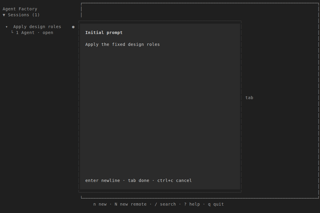 App-model driver · prompt · dark